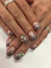 イーズネイル 堺(e's Nail)/Wフレンチ ￥6480