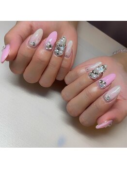 カズネイル(Kazu nail)/ゴージャスピンクネイル