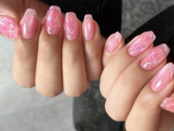 オーロラフィルムネイル