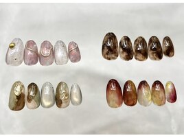 デザインネイル　ニュアンス