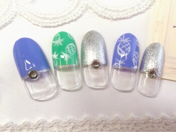 ネイルサロン トリック(Nail Salon TRICK)/パイナップルネイル