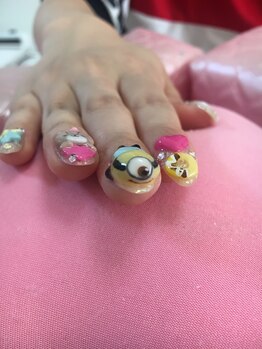 ネイルサロン パピリオ(Nail Salon papilio)/ミニオンネイル♪