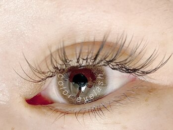 カラーアイラッシュ(Color eyelash)/フラットラッシュ片目60本