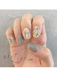 春のフラワーアート