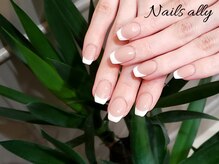 ネイルズアリー 立川店(Nails ally)/フレンチ×春色×オフィスネイル