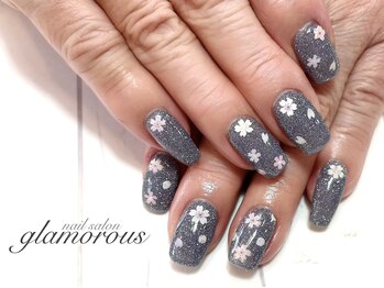 ネイルグラマラス 西新井店/《パラジェル》春桜ネイル