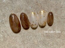 ソウ 難波店 nail salon Sou/ニュアンスnail