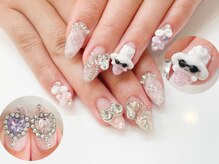 ネイルコレクション ピンク(Nail Collection Pink)/ジェル放題＋3Dキャラ：シナモン