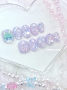 ファラウェイネイル(Faraway nail)/JO1ネイル/3Dネイル/推しネイル