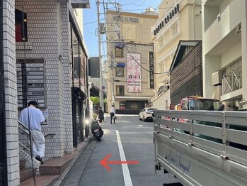 ベル 渋谷(Belle)/左手にあります島田ビルの6Fへ