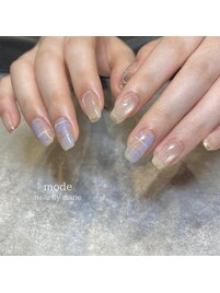 チェックネイル