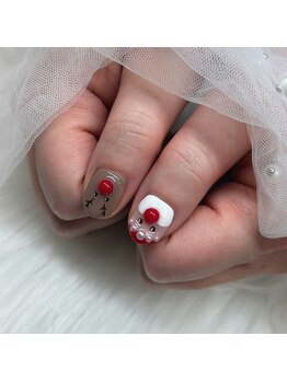 クリスマスネイル