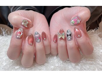 レアネイル 新宿(le'a nail)/マグネットデザイン