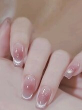 エンシンサロン(Enshin Salon)/チークマグネットフレンチネイル