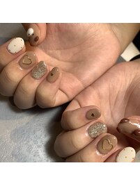 ～くまちゃんネイル～