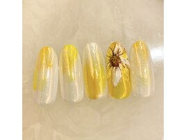 ひまわり、薔薇、紫陽花