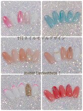 アトリエ ラヴィエベル(Atelier La vie est belle!)/Jr.ネイリスト７月デザイン