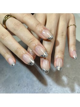 リファインネイル(refinenail)/ガラスフレンチネイル