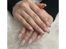 リノリー 仙台駅西口店(rinory)/ガラスフレンチネイル