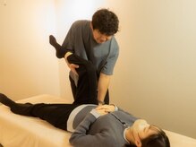 マッサージのような一時的な緩和ではなく、根本的に解決します◎