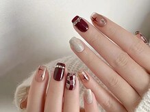 センスネイル 池袋店(Sense Nail)/大人ボルドーネイル