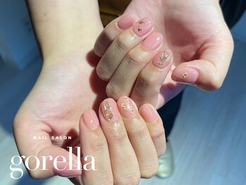 ワンカラー/フラワー/箔/ラメ