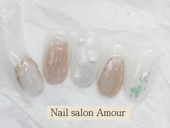 キラキラ春夏のネイル¥7980