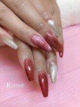 アールローズ(R-rose)/マグネットネイル ￥9350