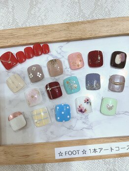 【フット】選べる親指アート