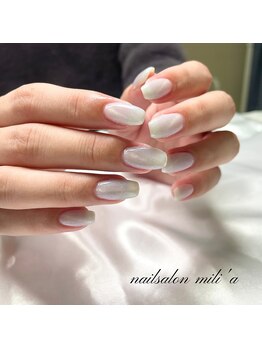 マグネットネイル　斜め