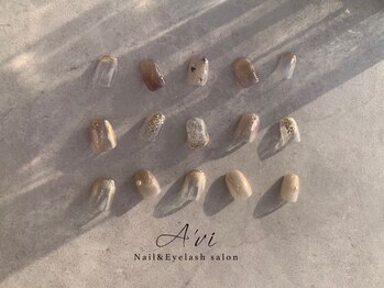 ネイルアンドアイラッシュ アヴィ(Nail and Eyelash A'vi)/5月定額デザイン