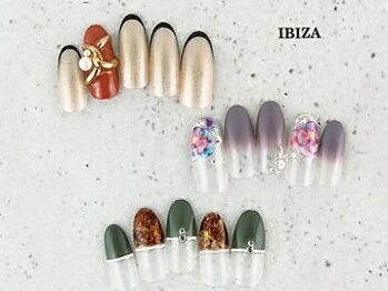 ネイルアンドアイラッシュ イビザ(IBIZA)の写真/≪持ち込みアートも対応≫お洒落なトレンド定額デザインも多数◎IBIZAの人気の秘密は通いやすい価格にあり!