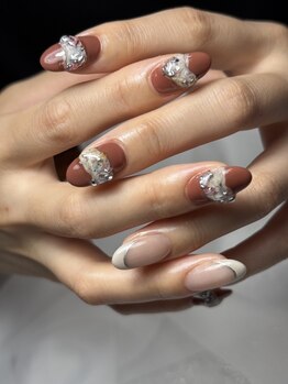 エイト(8)の写真/カラー300色~/エアジェル取扱い◎【定額アートコース¥7500~】パラジェル/フィルインでお気に入りが長持ち!