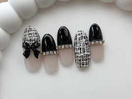 ツイードネイル/8000円