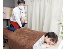 かくた整体院の雰囲気(施術中の雰囲気)