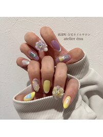 シルバニアネイルに癒される