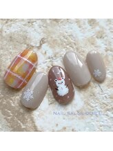 ネイルサロン クイル(QUILL)/1月雪だるま（１）