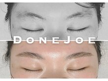 ダンジョウ(DoneJoe)/眉毛ビフォーアフター