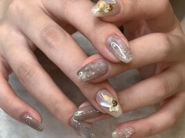 大人シアーグレーネイル
