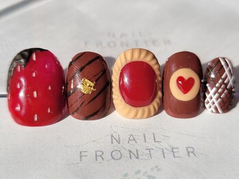 ネイルフロンティア 吉祥寺(NAIL FRONTIER)/C手描きお菓子ネイル17980円