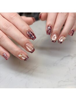 エンズネイル(O’s nail)/ツイードネイル