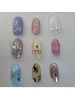 ゴッダスネイル(GODDESS NAIL)/アート1本コース¥7480