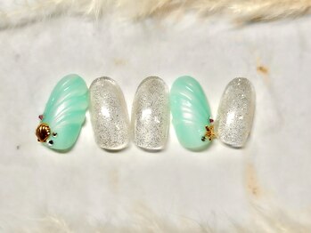 ネウィ ネイル 銀座(newi nail)/パラジェル　マーメイドネイル