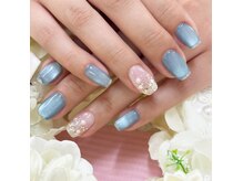 プルミエ ネイル(Premier Nail)の雰囲気(夏ネイル★ブルーマグネットジェル)