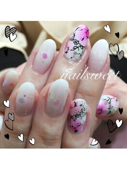 ネイルスウィート(Nail Sweet)/フラワーネイル