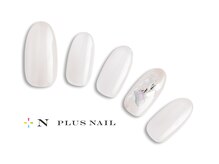 プラスネイル 北千住東口店(PLUS NAIL)/【295】ワンカラ×シェル¥5,489