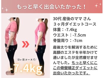 美容整体院アサシ 上尾院(美容整体院ASASHI)/30代 産後のママさん(痩身/骨盤)