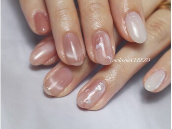 ネイルルーム セレッソ(CEREZO)/マグネットでフレンチアート