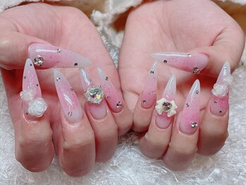 レアネイル 新宿(le'a nail)/チークネイル