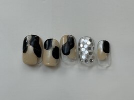 塗りかけニュアンスホロ¥5000